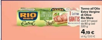 Carrefour Rio Mare Tonno Rio mare offerta