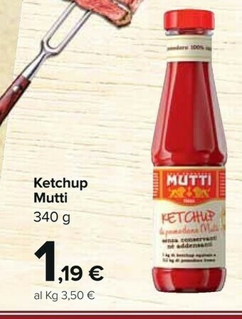 Carrefour Mutti Passata di pomodoro offerta