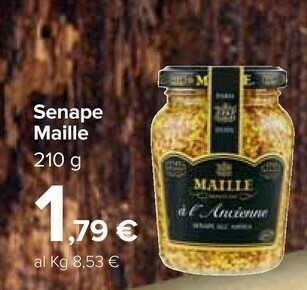 Carrefour Maille Senape offerta