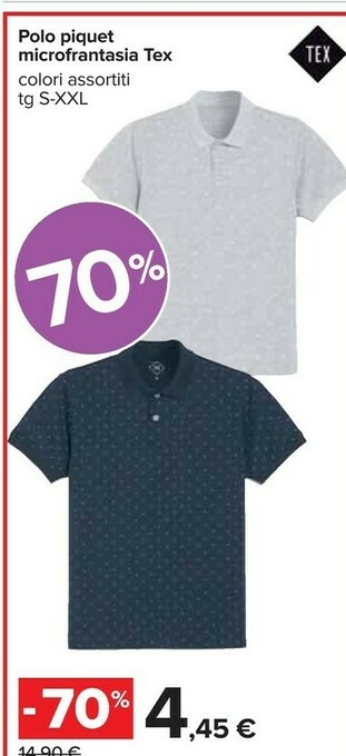 Carrefour Polo uomo offerta