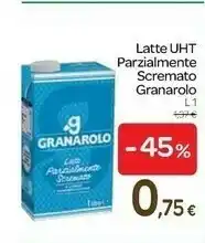 Carrefour Express Granarolo Piacere Leggero Latte UHT Parzialmente Scremato 1000 G(ml) offerta