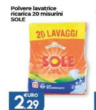 Colonial Sud Sole Detersivo in polvere offerta