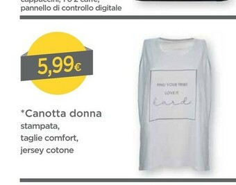 DPiù Canotta Donna offerta