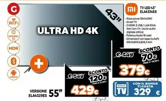 Expert Xiaomi Tv Led Ela4334es offerta