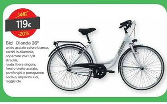 DPiù Bici Olanda 26'' offerta