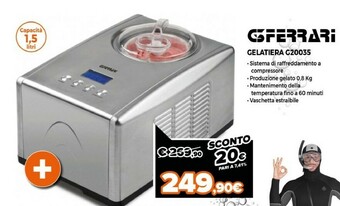 Expert G3 Ferrari Gelatiera G20035 offerta