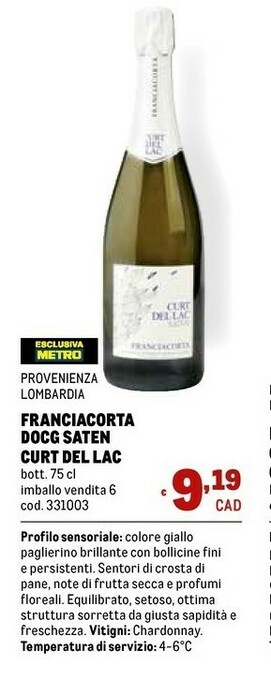 Metro Franciacorta Prosecco offerta