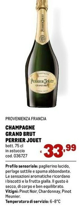Metro Brut Champagne offerta
