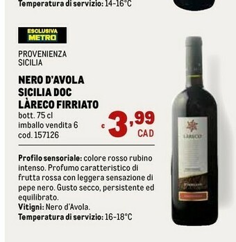 Firriato Nero d'Avola