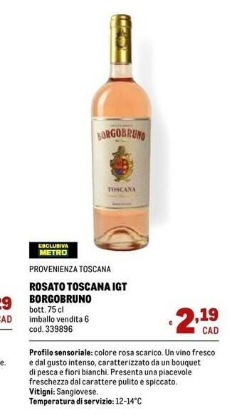 Metro Intenso Chianti offerta