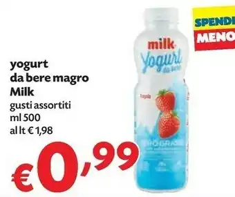 Pam Milk Yogurt Da Bere Magro offerta