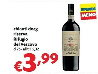 Pam Rifugio Del Vescovo Chianti DOCG Riserva offerta