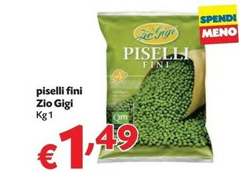 Pam Zio Gigi Piselli Fini offerta