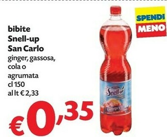 Pam San Carlo Bibite Snell-Up offerta