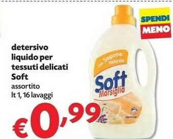 Pam Soft Detersivo Liquido Per Tessuti Delicati offerta