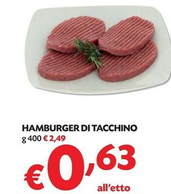 Pam Hamburger Di Tacchino offerta