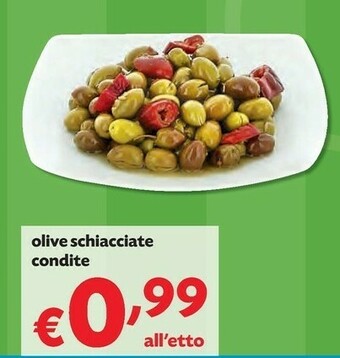 Pam Olive Schiacciate Condite offerta