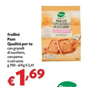 Pam Pam & Panorama - Frollini Alla Panna offerta