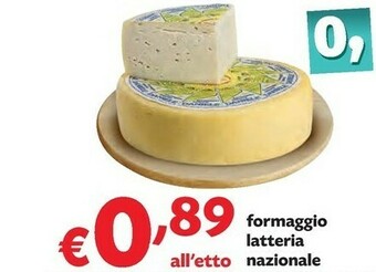 Pam Formaggio latteria Nazionale offerta