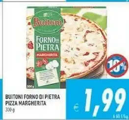 Gros Buitoni Forno Di Pietra Pizza Margherita 330g offerta
