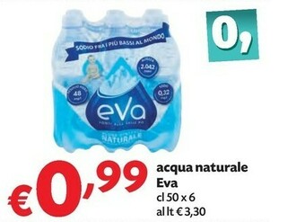 Pam Eva - Acqua Minerale Naturale offerta