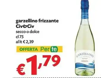 Pam Garzellino Vino Frizzante Amabile 750 G(ml) offerta