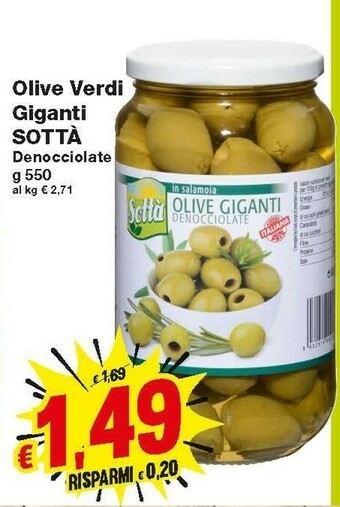 Prix Quality Sottà Olive offerta