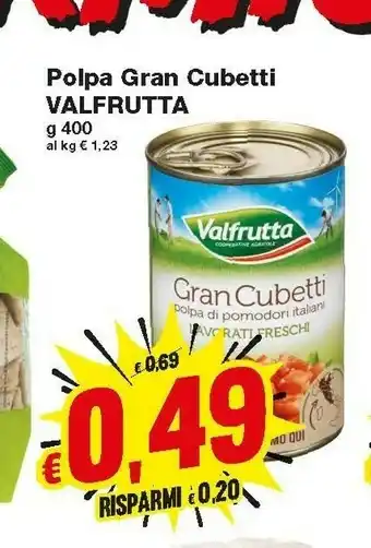 Prix Quality Valfrutta Pomodori pelati offerta