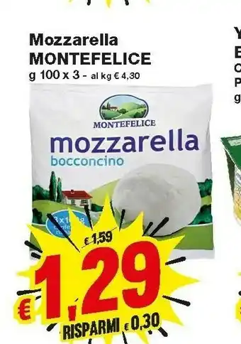 Prix Quality Montefelice Mozzarella offerta