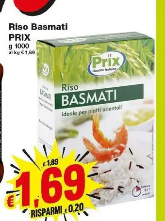 Prix Quality Riso basmati offerta