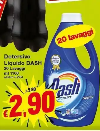 Prix Quality Dash Detersivo Liquido 20 Lavaggi offerta