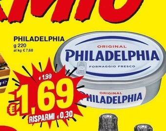 Prix Quality Philadelphia Formaggio spalmabile offerta
