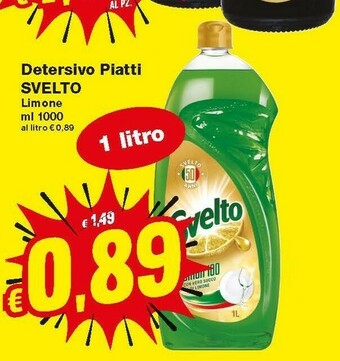 Prix Quality Svelto Detersivo piatti offerta