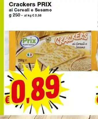 Prix Quality Crackers offerta