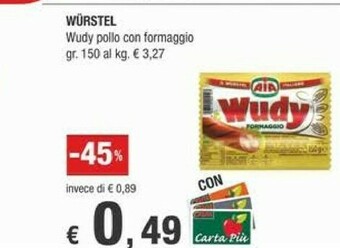Crai Wurstel offerta