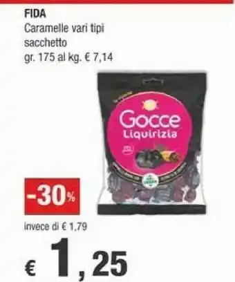 Crai Fida Caramelle gommose offerta