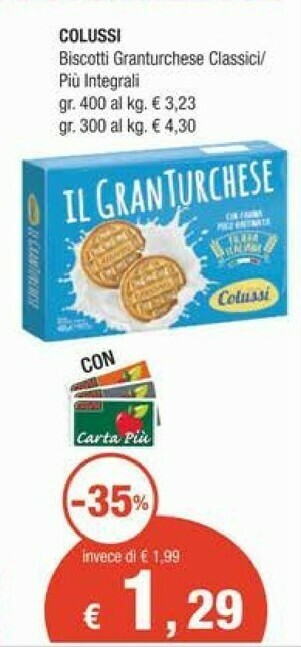Crai Colussi Biscotti offerta