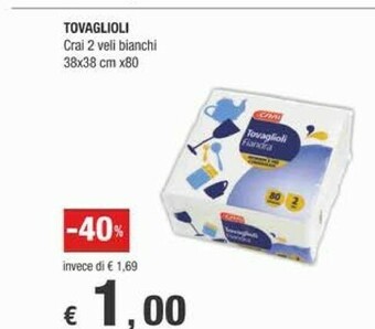 Crai Tovaglioli offerta