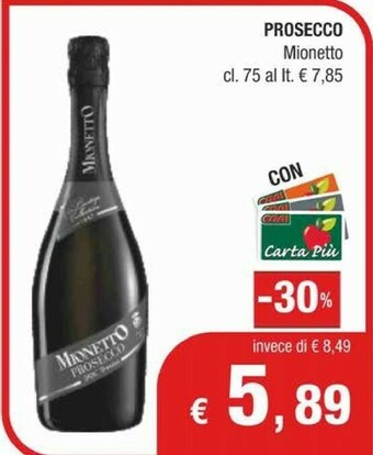 Crai Mionetto Prosecco offerta