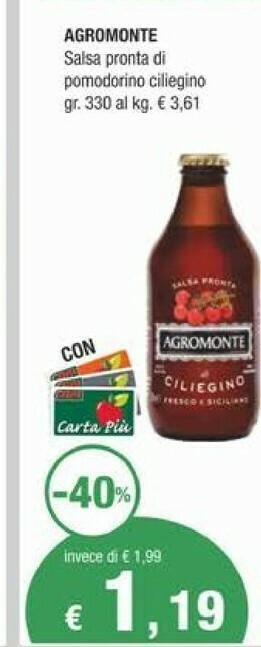 Crai Agromonte Passata di pomodoro offerta