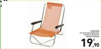 Spiaggina Con Braccioli Pieghevole