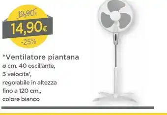 DPiù Ventilatore Piantana offerta