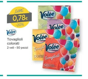 DPiù Volee Tovaglioli Colorati offerta