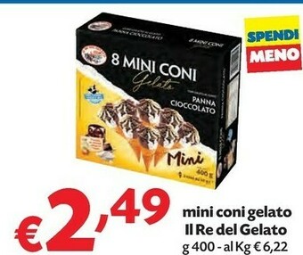 Pam Il Re Del Gelato Mini Coni Gelato offerta