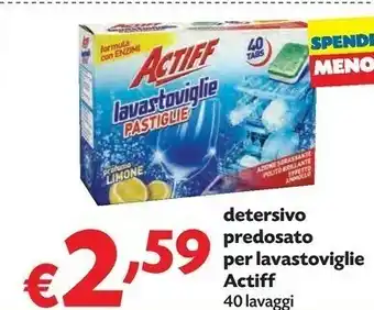 Pam Actiff Detersivo Predosato Per Lavastoviglie offerta