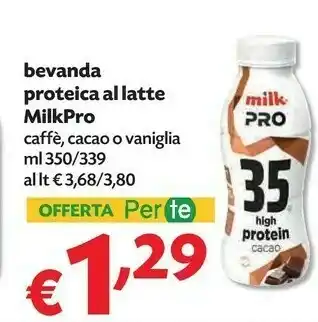 Pam MilkPro Bevanda Proteica Al Latte offerta