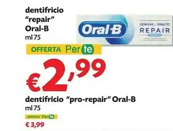 Pam Oral b Dentifricio Repair offerta