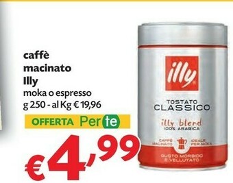 Illy Moka Caffè Macinato Per Moka 250 G(ml)