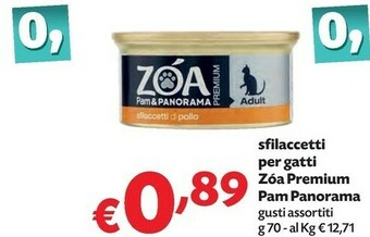 Pam Pam Panorama Sfilaccetti Per Gatti Zóa Premium offerta