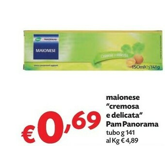Pam Pam Panorama Maionese Cremosa E Delicata offerta
